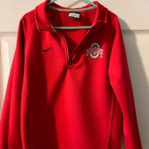 Ohio State Buckeye quarter zip pullover